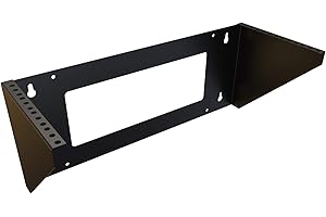 TLY TECHLY TECHLY Professional 026142 Staffa di Montaggio da Muro Verticale 19" Easyline 4U Nero Nero