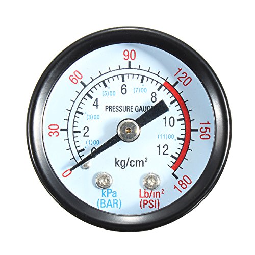 Druckschalter Regelventil, GOCHANGE 1/4″ Luftdruckregler Luftkompressor Regler Entlastung / Druckschaltventil mit Manometer Schlauch Manometer Schnellspanner Kompressor Fitting - 6