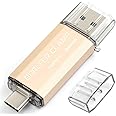 BORLTER CLAMP 128GB Chiavetta USB 3.0 Type-C, 2 in 1 Pen Drive (USB Type C & USB 3.0) USB C Memoria Flash, OTG USB Flash Driv