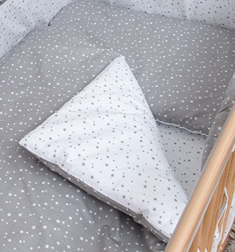 4 Pcs Cot Bedding, Duvet & Pillow Set, Duvet Size 120x90 cm - Pattern 2