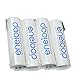 Produktbild eneloop 4,8 Volt AkkuPack nebeneinander F1x4 mit bis zu 2000mAh
