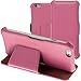 Produktbild PhoneNatic Echt-Lederhülle für Apple iPhone 6s / 6 Leder-Case rosa Tasche iPhone 6s / 6 Hülle + Glasfolie