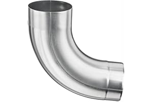 HUSUIME Titanzink Fallrohrbogen DN 87/85 Grad