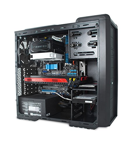 Nox Coolbay SX midi-tower schwarz Box-Computer (midi-tower PC 1 x 120 mm x 120 Stahl SECC 1 mm weiß) - 13