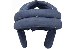 Kyowoll Anziani Caschi Protezione Antinfortunistica - Cappellino Paracolpi Casco Protettivo,Proteggi Testa Sicurezza a Casa Imbottito Morbido,Cappello di Tutela Comodo Regolabile (Blu)