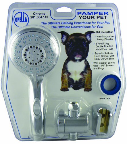 Preisvergleich Produktbild Opella 201.364.110 Pamper Your Pet Handshower, Chrome by Opella