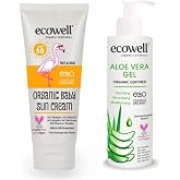 Ecowell Bebek Yaz Paketi (Bebek G&uuml;neş Kremi + Aloevera Jel)