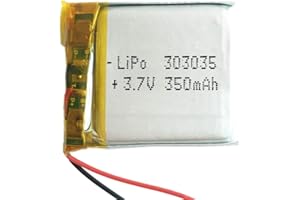 Bateria 303035 LiPo 3.7V 350mAh 1.295Wh 1S 5C Liter Energy Battery Akumulator dla Elektroniki ładowalny litowy polimerowy telefon - Nie nadaje się do sterowania radiowego 37x30x3mm (350mAh|303035)