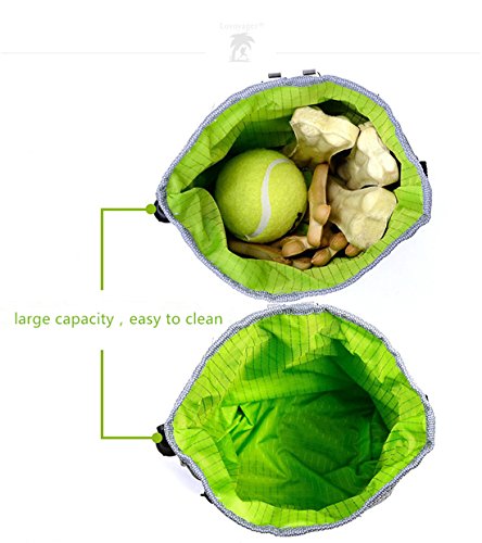 Kisspet-Dog-Puppy-Walking-Treat-Bag-Training-Pouch-Bag-With-Adjustable-Belt-And-Pet-Waste-Poop-Bags-Despenser