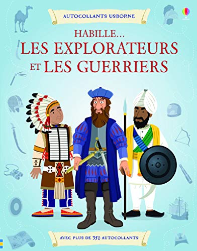 Habille... Les explorateurs et les guerriers - Autocollants Usborne Habille... Les explorateurs et les guerriers - Autocollants Usborne