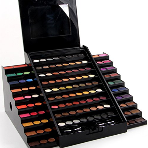 FantasyDay® Professionelle 130 Farben Lidschatten Palette Makeup Kit mit Lipgloss Concealer und Rouge - Ideal für Sowohl den Professionellen als auch Persönlichen Gebrauch