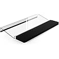 KASTWAVE Keyboard Stand and Wrist Pad, Computer Keyboard Stand with Keyboard Wrist Rest, Ergonomic Office Desk Accessories with Silicone Anti-Slip Case for Computer Home Office Game Gifts (Acrylic)