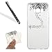 Produktbild Galaxy S8 Plus Hülle,HandyHülle für Samsung Galaxy S8 Plus,Leeook Kratzfeste Scratch-Resistant Hülle TPU Case Schutzhülle Silikon Crystal Kirstall Clear Case Durchsichtig Novelty Musiknote Malerei Muster Transparent Weichem Silikon Schutzhülle Handy Gürtel Tasche Schutzhülle Hülle Case Cover Abdeckung Etui TPU Bumper Schale für Samsung Galaxy S8 Plus + 1 x Schwarz Eingabestift-Musiknote