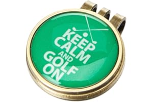 Asbri Golf Keep Calm and Golf sur Cap Clip N/A Bronze