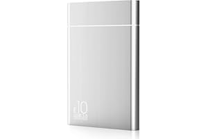 Wooge Externe Festplatte 2tb,USB 3.0 Festplatte extern für PC, Mac, Desktop, Laptop, MacBook, Chromebook (2tb, Silber)