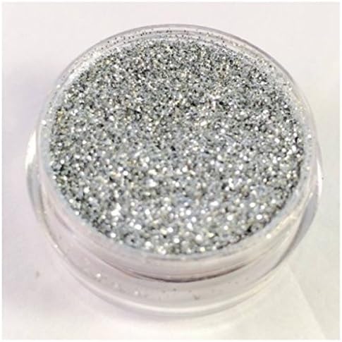 Glitter Eyeshadow Makeup for Eyes Face Body (Silver)