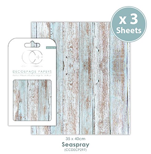 Craft Consortium Premium Decoupage Papier – Seaspray