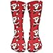 Produktbild DAICHAI Highly Elastic,Durable, Flexible,Comfortable,Excellent Gift Choice Unisex Casual Crew Sockens Funny Dabbing Santa Claus Christmas Dab Fashion Novelty Sockens
