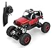 Produktbild Ferngesteuertes Auto,1:18 Elektronisch RC Rock Crawler Auto 2.4Ghz 4WD Ferngesteuertes Truck hohe Geschwindigkeit RC Geländewagen mit wiederaufladbare Batterien Buggy Truggy Rennwagen Monster (Jeep Rot)
