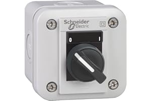 Schneider Electric 2 POS SELECTOR SWITCH - Rotary Push Button - White - Manual