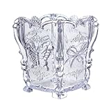 KINGSO Acrylic Clear Container Makeup Case Cosmetic Storage Holder Organizer