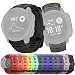 Produktbild Altsommer für Garmin Instinct Armband,Silikon Armband mit Schwarze Stahlschnalle,Replacement Sportarmband,Ersatz Armbanduhr Ersatzarmband mit Multi Farben für Damen Herren (Lila)