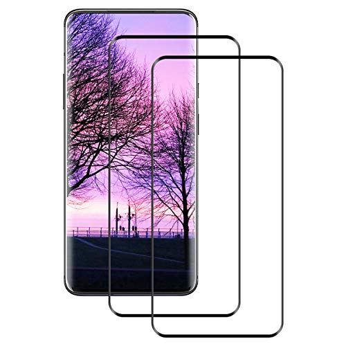 DOSNTO 2 Pcs Compatible con Oneplus 7 Pro Protector de Pantalla, Cristal Templado [Sin Burbujas][9H Dureza] [Alta Definicion] Cuerpo Completo Protector de Pantalla Diseñado para Oneplus 7 Pro (Negro)