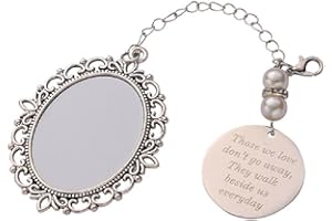 Angelluck Bridal Bouquet Charm Pendant Personalized Wedding Memory Charm Photo Thermal Transfer Blank Memory Charm Mom