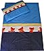 Babies-Island A 2 Piece Bedding Set Pillowcase+Duvet Cover For Baby Toddler To Fit Cot/Cot Bed - Blue Teddies With Dots - Size : 90x120 cm