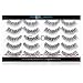 EmaxDesign 10 Pairs Fake Eyelashes, Multipack Natural 3D False Eyelashes - Fashion Eyelashes Extension For Makeup.