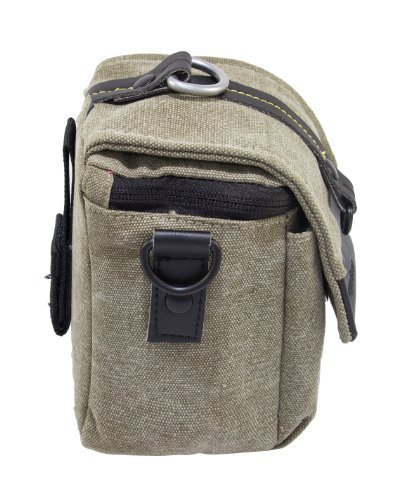 MegaGear   Ultra Light   Camera Case Sac vert pour Canon SX50 HS  Sx510 HS  Sx500  Nikon 1 S1  Nikon 1 J3  Canon PowerShot SX400 IS  Nikon B500  P7800  Nikon L820  L830  Panasonic FZ200  Sony H200  Sony nex-3n  Sony Nex-5R  Sony A5000 with 18-55 Lens  Fuji s8200