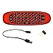 Produktbild Woowo 2.4G Wireless C600 Fly Air Mouse Gaming Keyboard Multi-Function Remote Control for Android TV Red