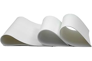 RUBBER STUFF White Silicone Rubber Sheet 3mm thick: Size A5 (210mm x 148 mm)