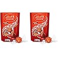 Lindt Lindor Blood Orange Milk Chocolate Truffles Box - Approx 16 balls, 200g - Chocolate Truffles with a Smooth Melting Filling - Gift Present - Valentine's Day, Birthday, Congratulations (Pack of 2)