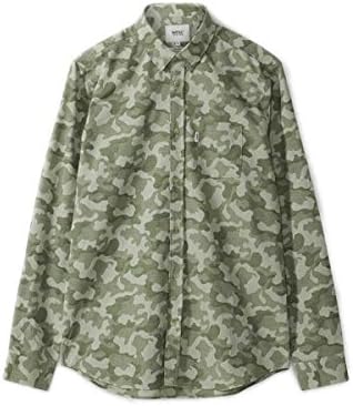 WESC Naruto Camo Jacquard - Burnt Olive Shirt