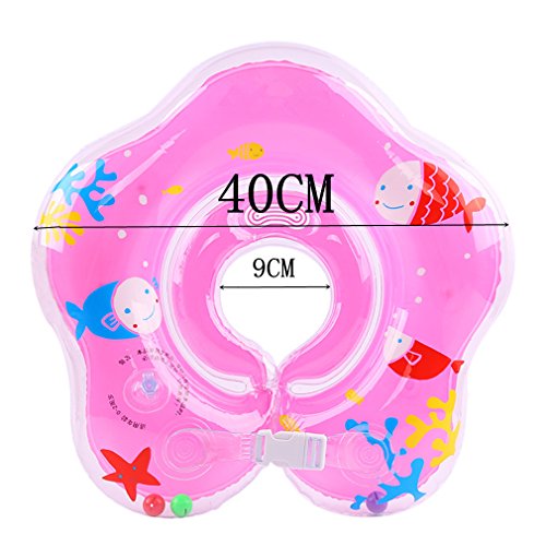Lieberpaar Kinder Baby Kragen Ring Verdickte Säuglingssitzteil Aufblasbare Verstellbare Schwimmen Ring - 2