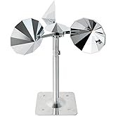 OFFO Taubenabwehr, Specht Abwehr, Vogelabwehr mit Aluminium-Basis, 360° Reflexion, Taubenschreck für Balkon,Spechte und ander