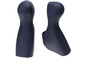 Emiif 1 par de cubiertas de palanca de freno de cambio de bicicleta para Ultegra 105 ST-6700 de 10 velocidades, cubierta de capó de palancas de bicicleta, protector de silicona para empuñaduras de