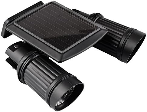 Veesee Wall Spot Light,Solar Lights Motion Sensor Security Light,Weatherproof Security Solar Light Motion Sensor Lamp,Dual Head Adjustable High Output Spotlight with 14 LEDS Induction Lights