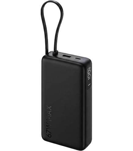 Anker 25,000mAh Laptop Power Bank with 3 165W USB-C Ports, Built