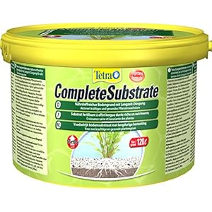 [Gesponsert]Tetra Complete Substrate für Pflanzenwachstum und weniger Wasserbelastung Neueinrichtung von Aquarien Aquarienkies, 5 kg Eimer