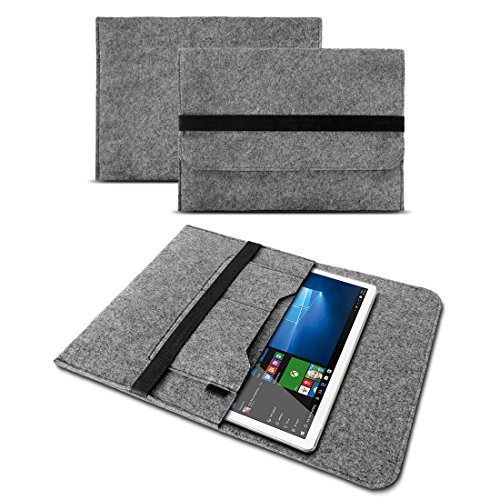Tasche Tablet Samsung Galaxy Tab A6 10 1 H  lle Filz Case Sleeve Cover Schutzh  lle  Farben Helles Grau