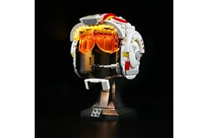 BRICKBLING Juego de iluminación LED Lego Luke Skywalker para auriculares Lego 75327