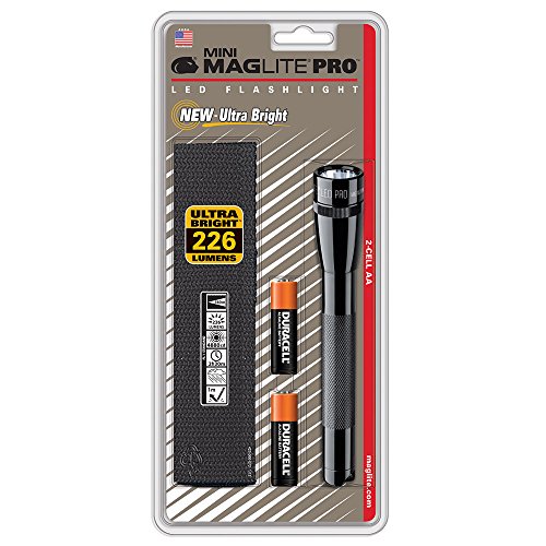 Mag-Lite Mini Pro LED Taschenlampe, 226 Lumen, ANSI Standard getest, schwarz SP2P01H - 6