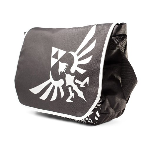 Preisvergleich Produktbild Legend of Zelda Logo Tasche Nintendo Messenger Bag Laptopfach großer Logoprint