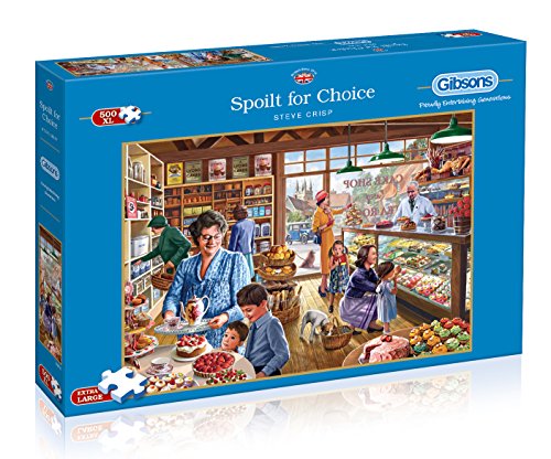 Preisvergleich Produktbild Gibsons Qual der Wahl Puzzle (500 Stk, Blau)