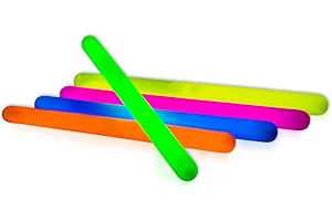 The Glowhouse Glowsticks 25 cm Mega świecące pałeczki (opakowanie 10 sztuk)