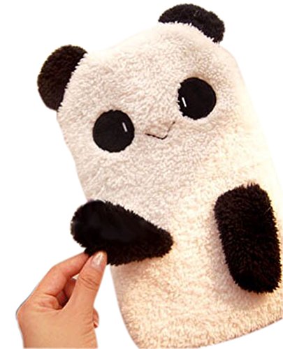 Lovely Animal Series Design Hot Water Bottle With Cover-I Love Panda(25x17cm)