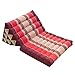 Produktbild Traditionelle thailändische falten matratze mit orientalischen stil dreieck recliner sitzkissen yoga massage oder entspannung fensterbrett kissen sofa kissen und andere dreieck lendenkissen (73 * 50 * 30 cm)