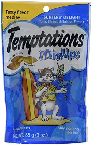 Whiskas Temptations Mix Ups Surfers Delight Cat Treats, 3.0 oz. by Mars Petcare Us